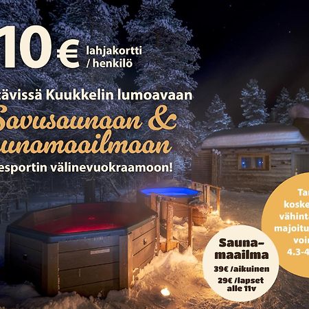 Kuukkeli Log Houses Teerenpesae - Premium Suite A48 Saariselka Ngoại thất bức ảnh