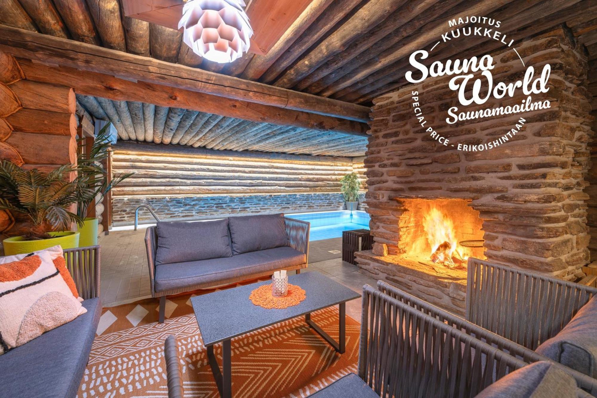Kuukkeli Log Houses Teerenpesae - Premium Suite A48 Saariselka Ngoại thất bức ảnh