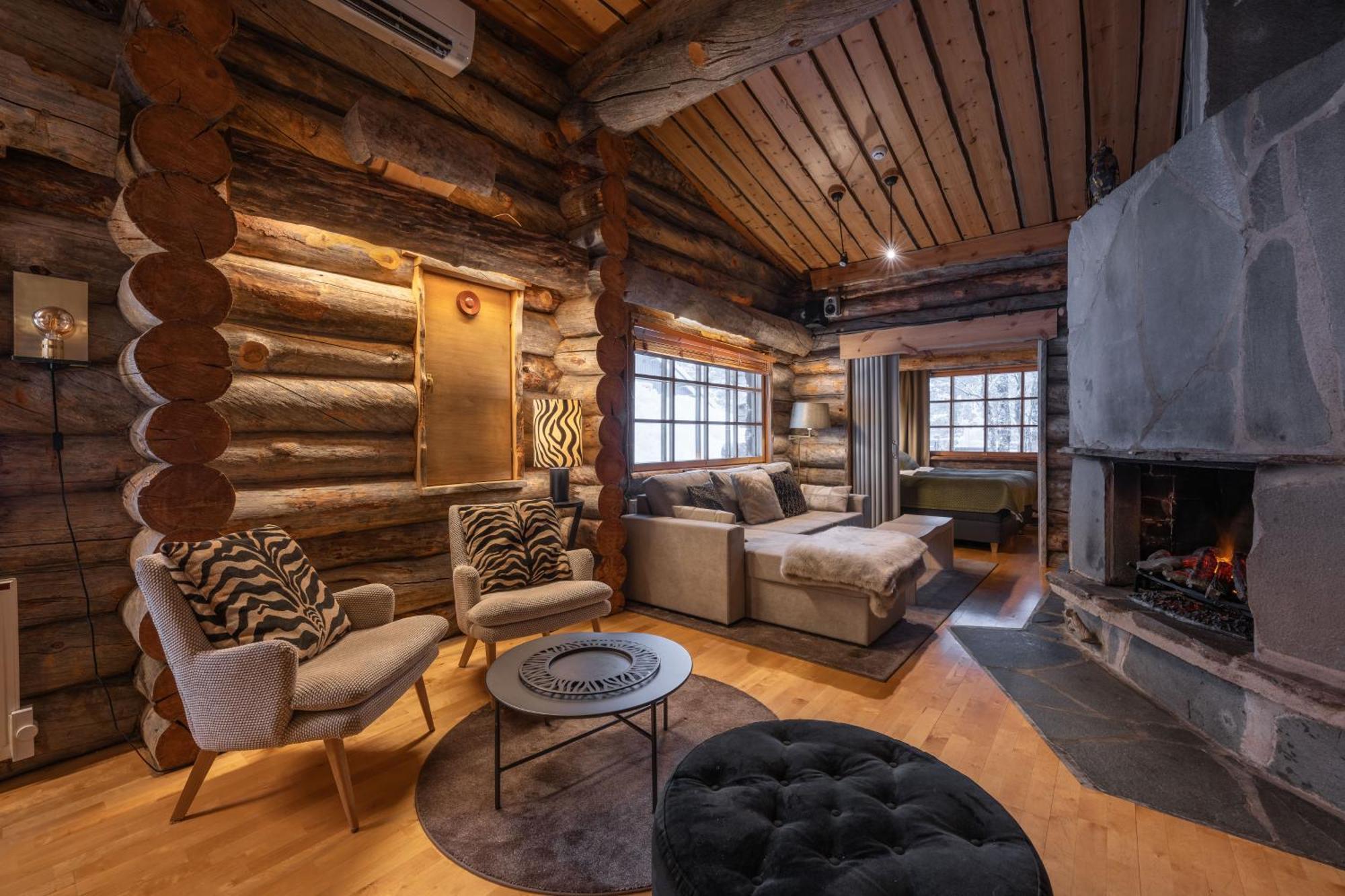 Kuukkeli Log Houses Teerenpesae - Premium Suite A48 Saariselka Ngoại thất bức ảnh