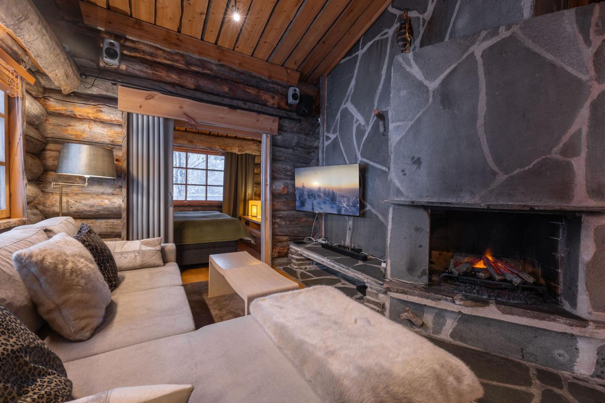 Kuukkeli Log Houses Teerenpesae - Premium Suite A48 Saariselka Ngoại thất bức ảnh